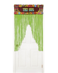 Totally Tiki Metallic Door Curtain | Luau Party Supplies