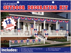 Patriotic Ultimate Outdoor Decorating Kit | Party Supplies
