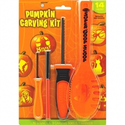 Basic Pumpkin Carving Kit w/Stencils