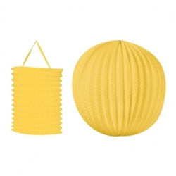 Yellow Paper Lanterns | Luau Party Supplies