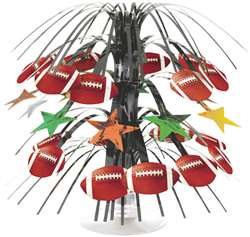 Championship Football Mini Foil Cascade Centerpiece | Football Party Supplies