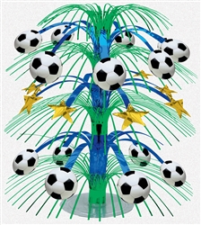 Soccer Fan Foil Cascade Centerpiece | Party Supplies