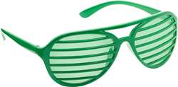 Green Slot Glasses | Party Supplies