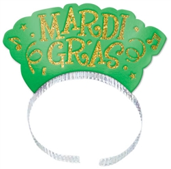 Mardi Gras Glitter Tiara | Mardi Gras Party Favors