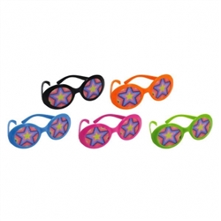 70's Glasses w/Printed Lenses | Party Supplies
