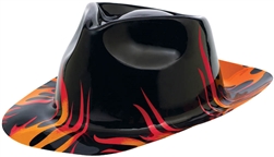 50's Flames Fedora | Party Supplies