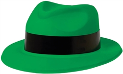 80's Green Fedora | Party Supplies
