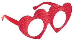 Red Heart Glasses | Party supplies