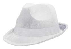 White Fedora Hat | Party Supplies