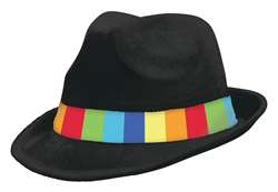 Rainbow Fedora Hat | Party Supplies
