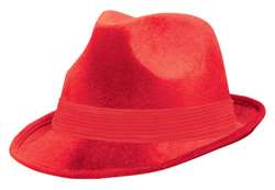 Red Fedora Hat