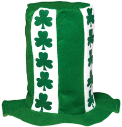 St. Patrick's Day Stovepipe Top Hat | Irish Party Favors