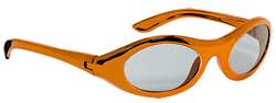 Orange Oval Metallic Glasses