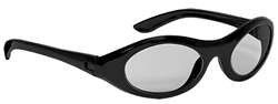 Black Oval Metallic Glasses