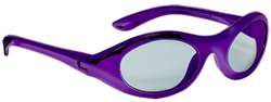 Purple Oval Metallic Glasses