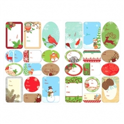 Winter Adhesive Labels | Party Supplies
