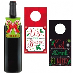 Holiday Wine Tags | Party Supplies