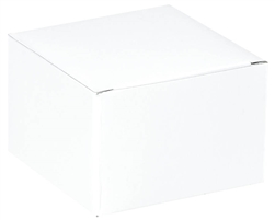 White Gift Box - 6" x 6" x 4" | Party Supplies