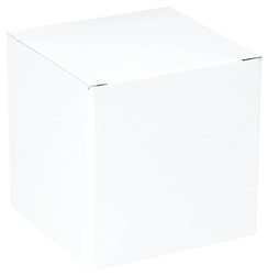 White Gift Box - 4" x 4" x 4" | Party Supplies