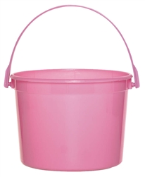 Pink Plastic Bucket | Valentines supplies