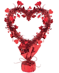 Heart Centerpiece - 8-3/4" x 14" | valentines decorations