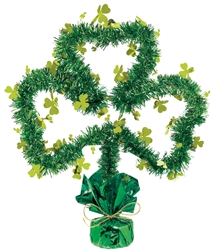 Shamrock Shape Centerpiece | St. Patrick's Day Shamrock Centerpiece