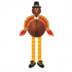 Turkey Honeycomb Hanging Decoration | Party Supplies