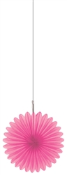 Pink Mini Fan Hanging Decorations | Party supplies