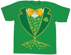 St. Patrick's Leprechaun Vest T-Shirt | St. Patrick's Day Apparel