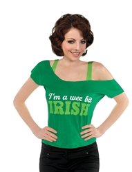 St. Patrick's Day "I'm A Wee Bit Irish" T-Shirt | St. Patrick's Day Apparel