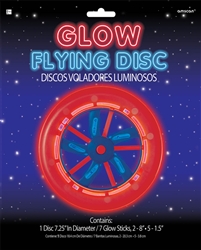 Patriotic Glow Flying Disc | Party Supplies