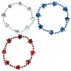 Patriotic Beaded Bracelets | Party Supplies