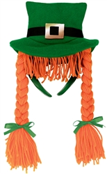 St. Patrick's Day Braids Headband | St. Patrick's Day Headband Hat