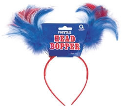 Patriotic Ponytail Head Bopper | Party Supplies