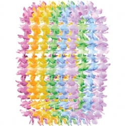 Rainbow Flower Leis | party leis