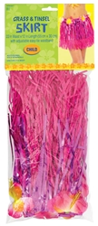 Combo Tinsel Hula Skirt - Child | Party Supplies