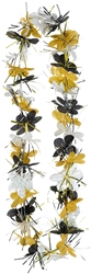 Lei - Black, Silver & Gold | party supplies