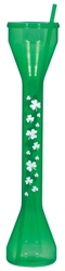 St. Patrick's Half Yard Drinking Glass | St. Patrick's Day Drinking Glass