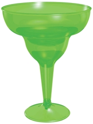 Green 8 oz. Margarita Glasses | Party Glasses