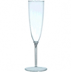 Clear Premium Quality Boxed Champagne Flutes | Party Supplies