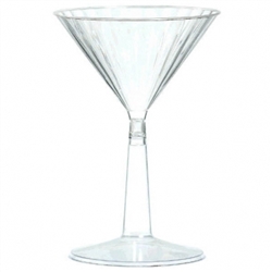 Clear Premium Quality Boxed Martini Glasses | Party Supplies