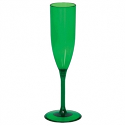 Green Champagne Glass | Party Supplies