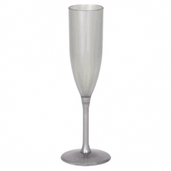 Silver Champagne Glass | Party Supplies