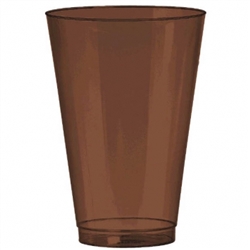 Chocolate Brown Tumblers, 14 oz., - 36ct | Party Supplies