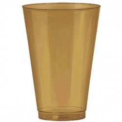 Gold Tumblers, 14 oz. - 36ct. | Party Supplies