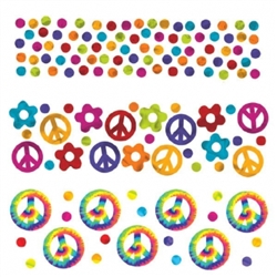 Feeling Groovy Value Pack Confetti | Party Supplies
