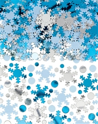 Snowflake Super Mega Value Confetti Mix | Party Supplies