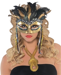 Warrior Goddess Feather Mask | Party Supplies