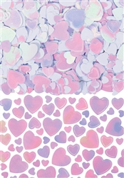 Hearts Confetti - Iridescent | Valentines decorations