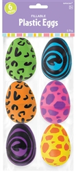 Large Animal Print Eggs | Party Supplies